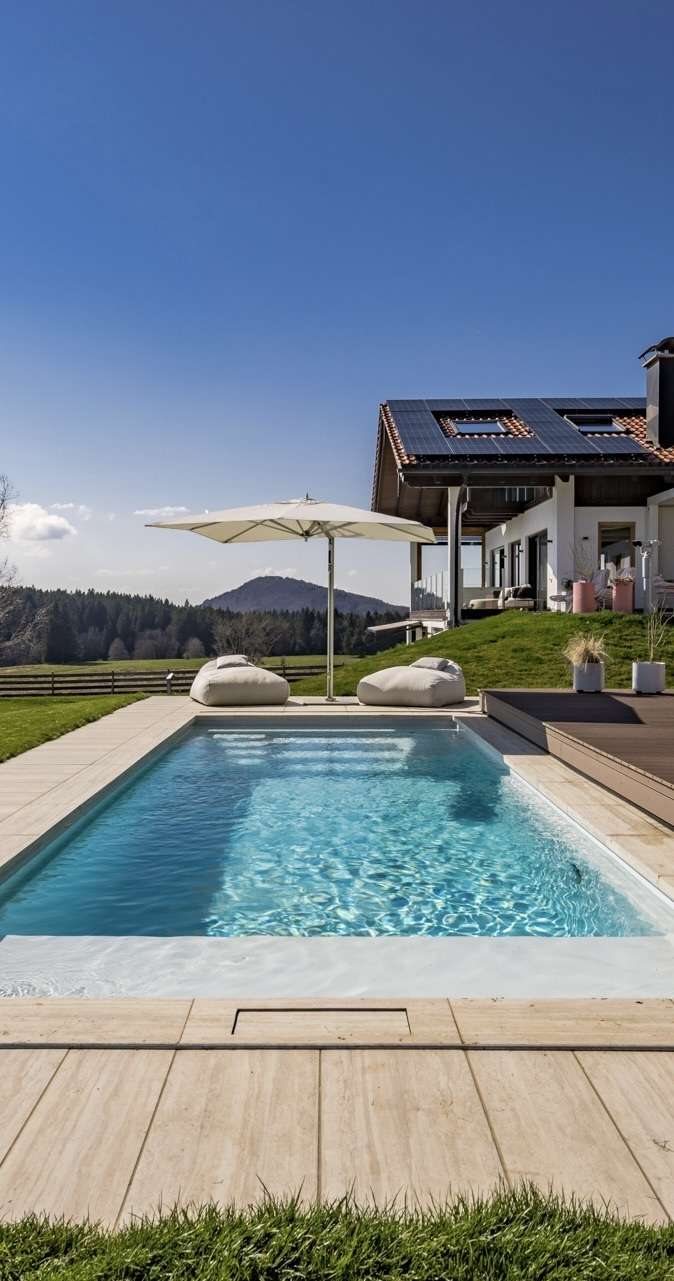 Loungebereich mit Pool