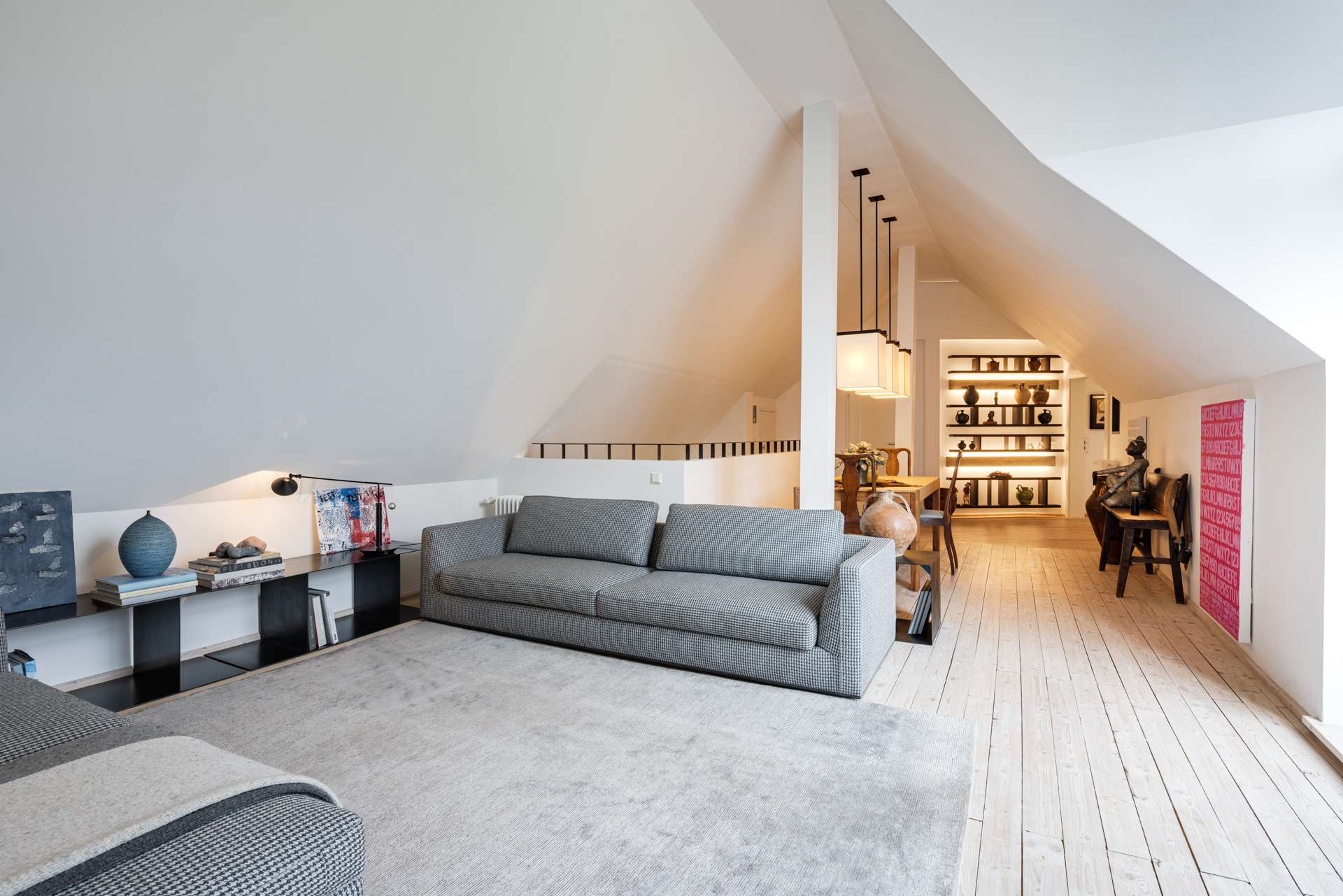 Wohnbereich unterm Dach