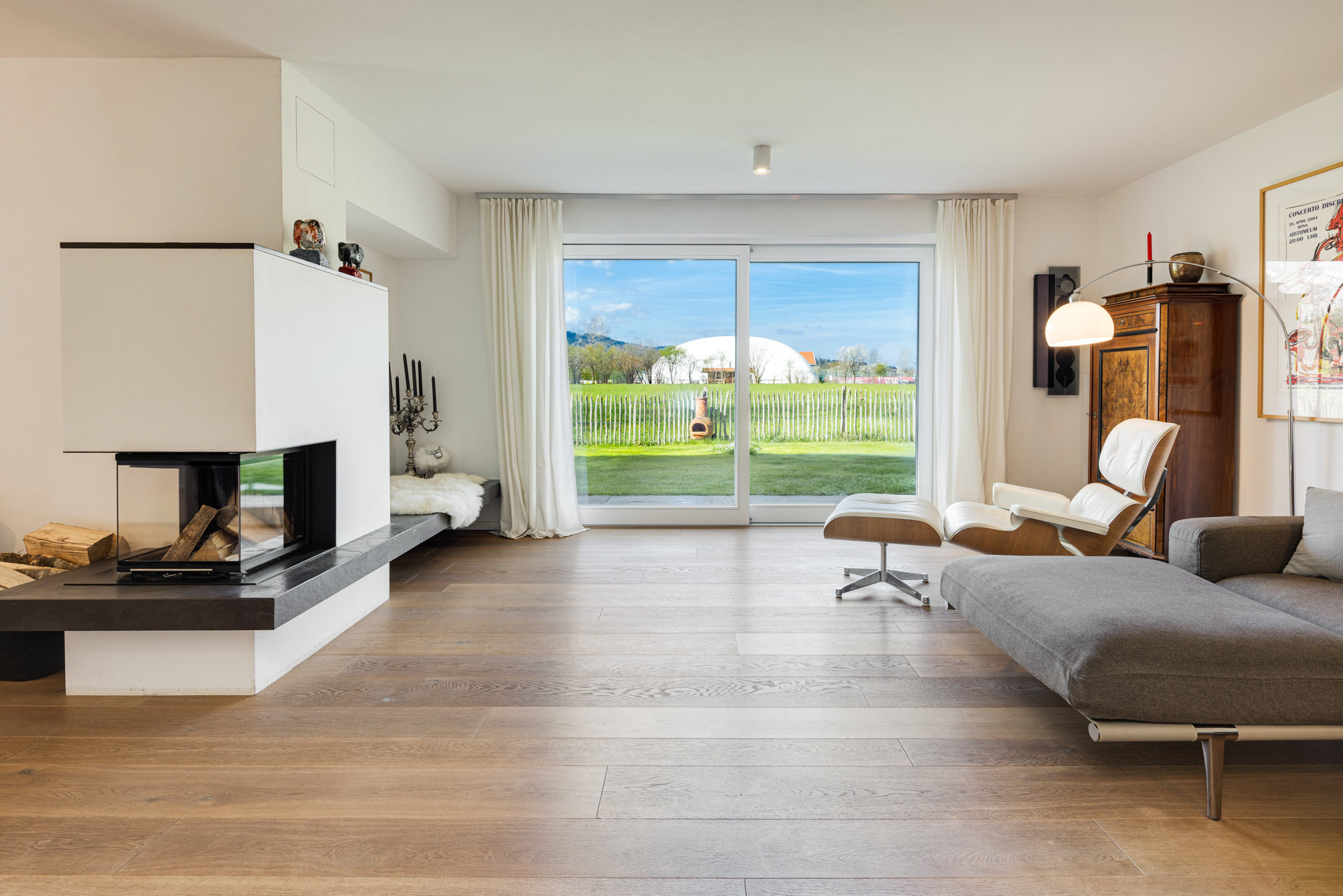 Wohnzimmer mit Ausblick