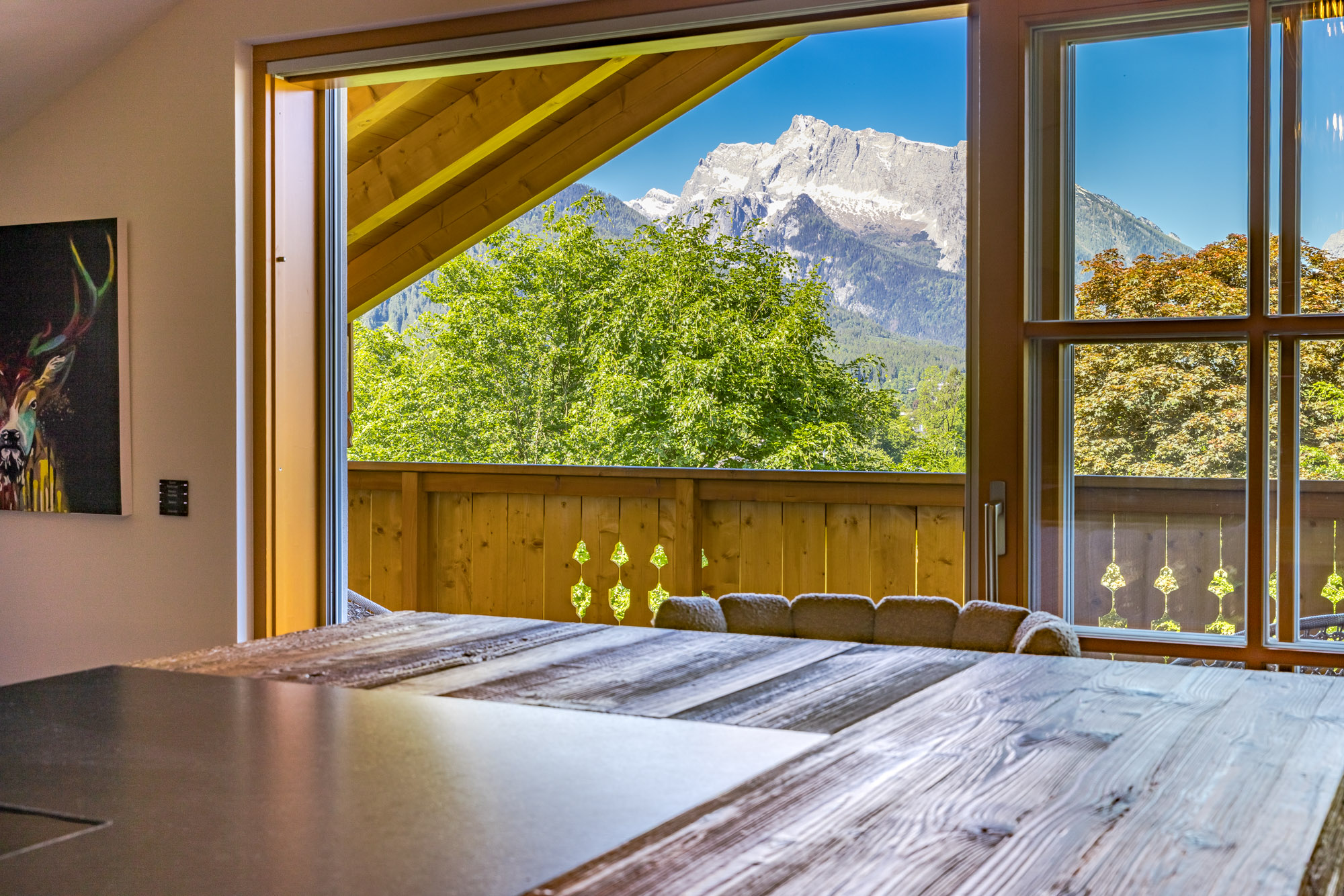 Ausblick Wohnzimmer